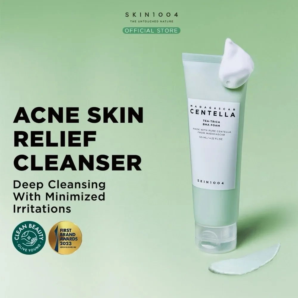 Skin1004 Madagascar Centella Tea-Trica BHA Foam - NIB